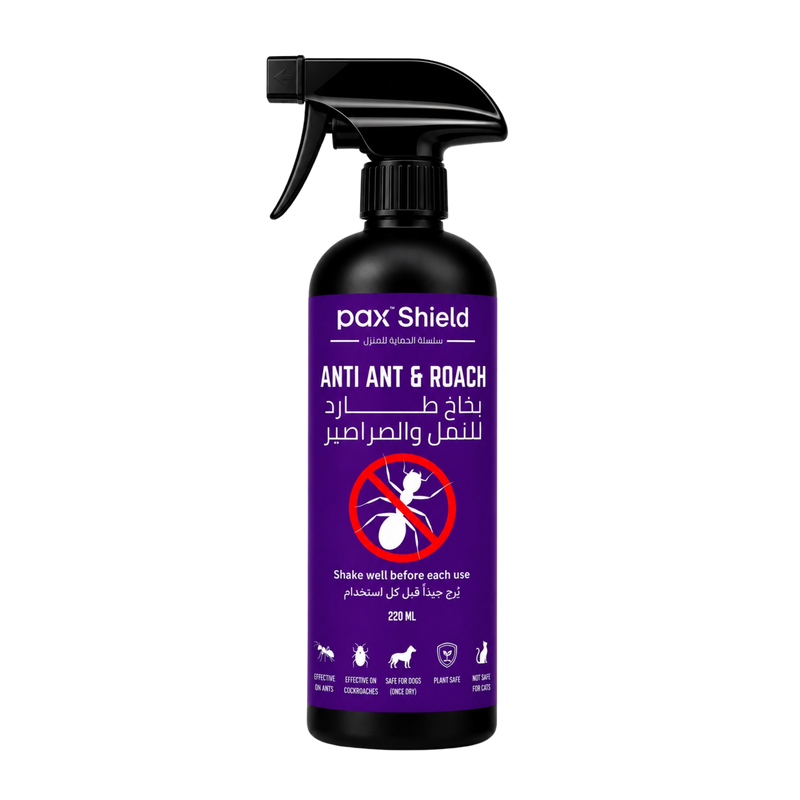 PAX Shield — Anti Ant & Roach Repellent Spray for Doors, Windows, Balconies & Garages